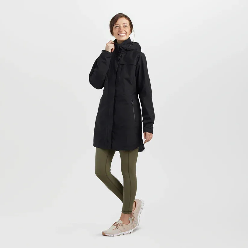 Outdoor Research Aspire Womens Waterproof Trench Jacket