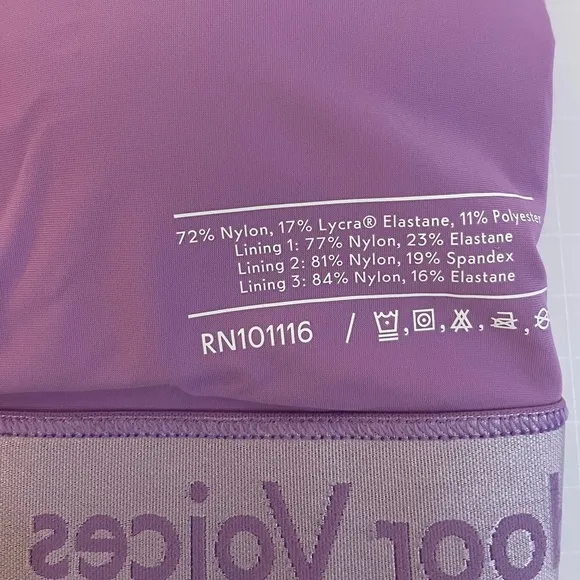 Outdoor Voices NWT Doing Things Bra in Purple Blue Ombré