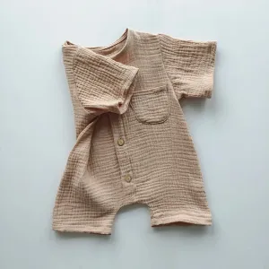 Oversized Organic Cotton Baby Romper