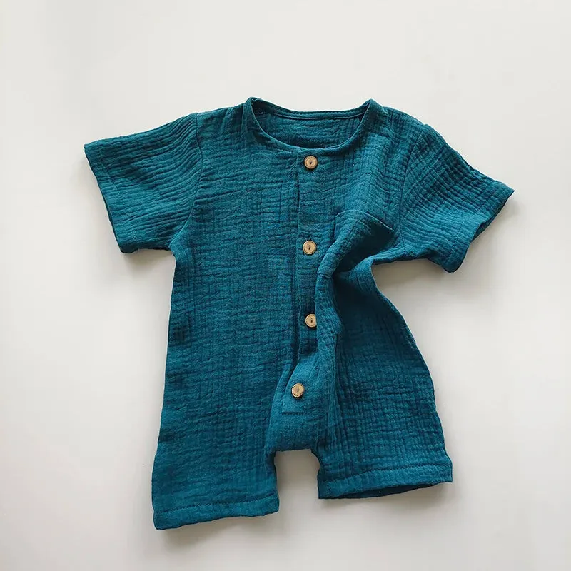 Oversized Organic Cotton Baby Romper