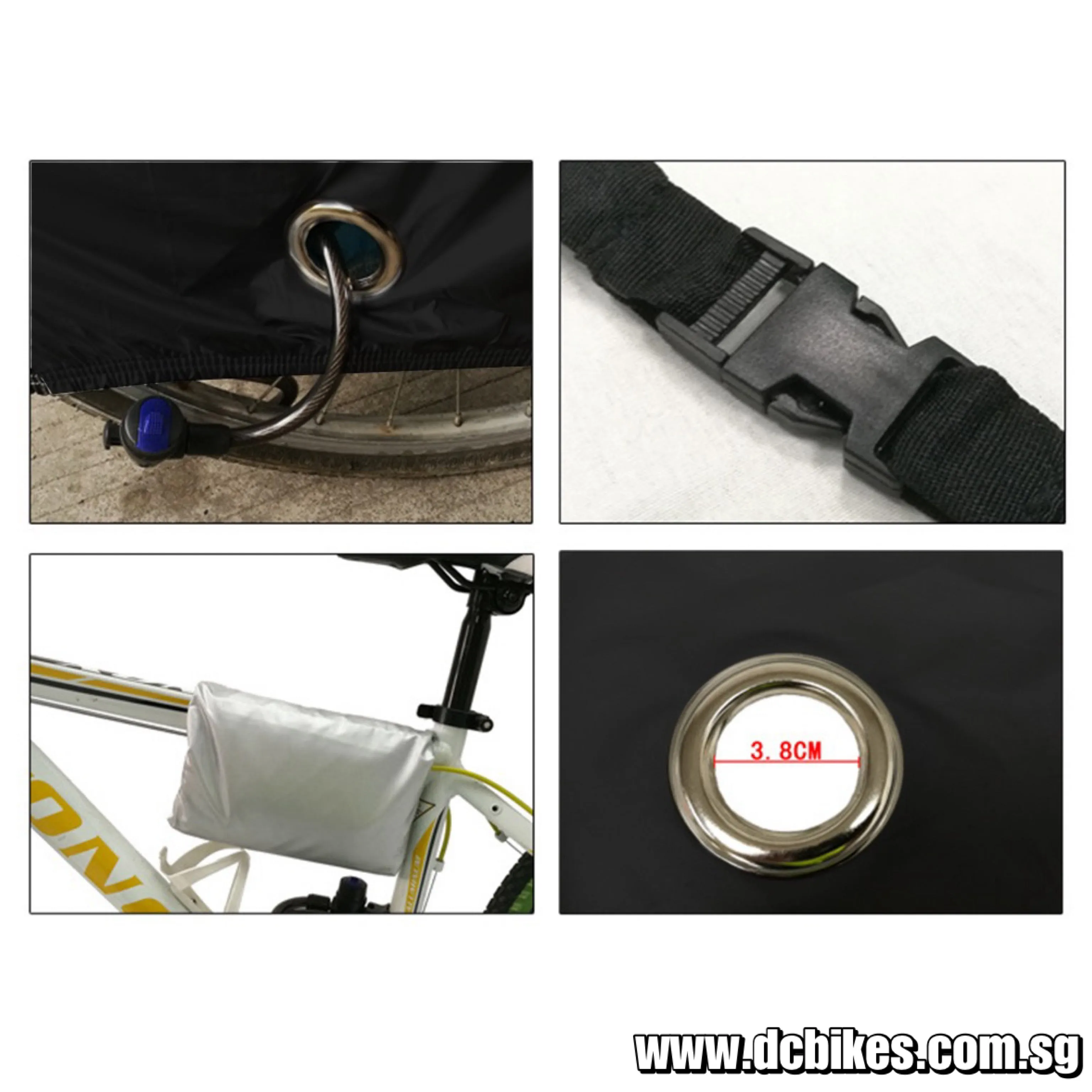 Oxford Weatherproof Bicycle Black Rain Sun MTB Road Bike Cover