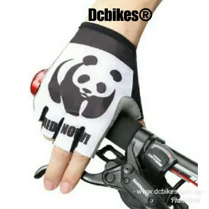 Panda MTB Road Half Finger Protective Gloves