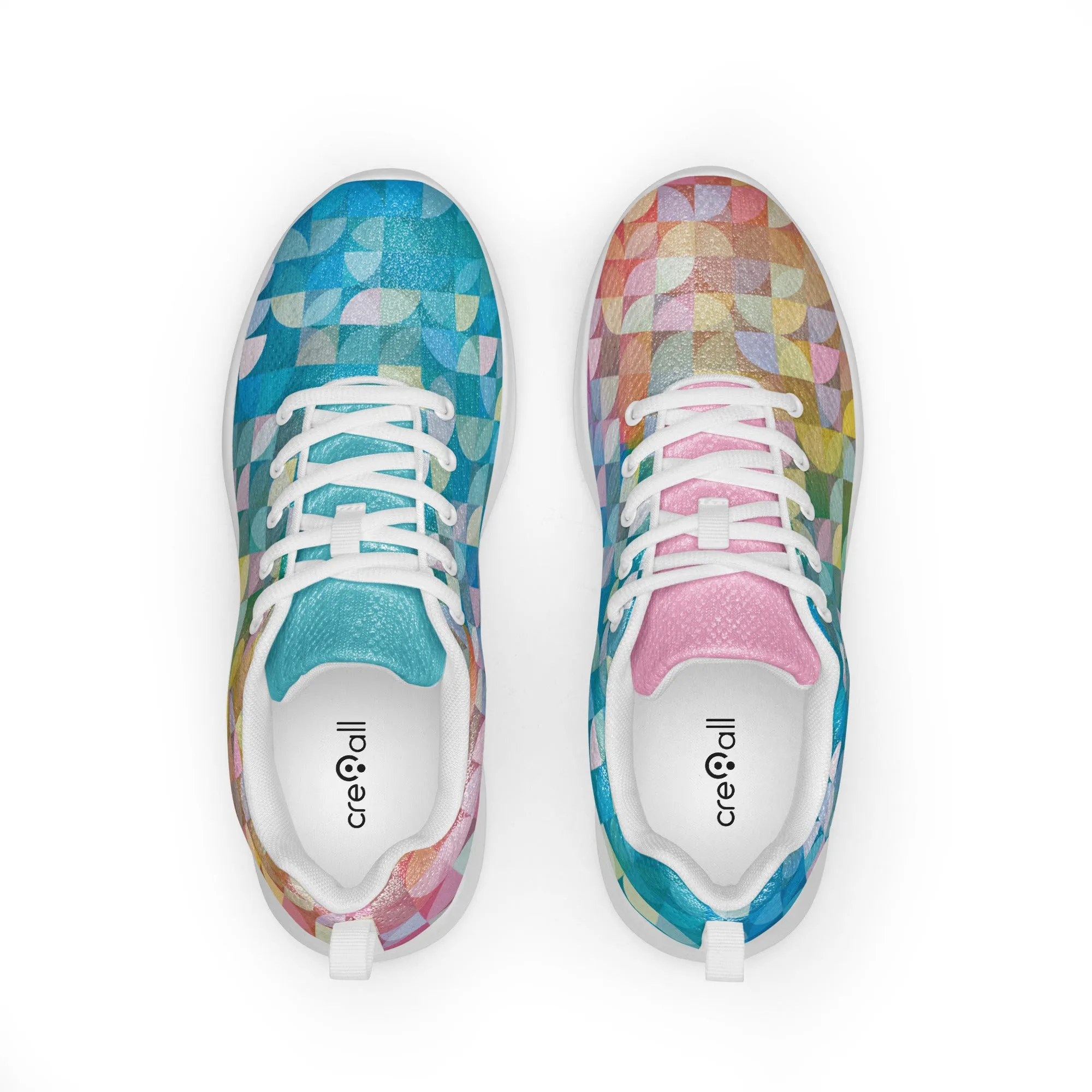 Pastel Prism Women's Lightweight Athletic Sneakers