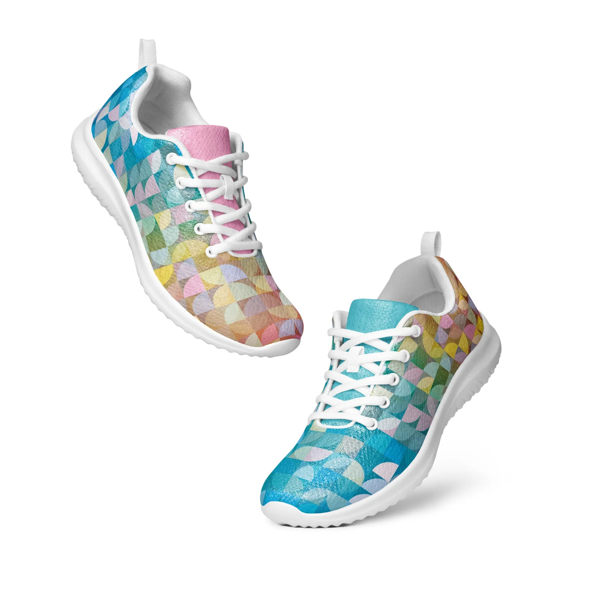 Pastel Prism Women's Lightweight Athletic Sneakers