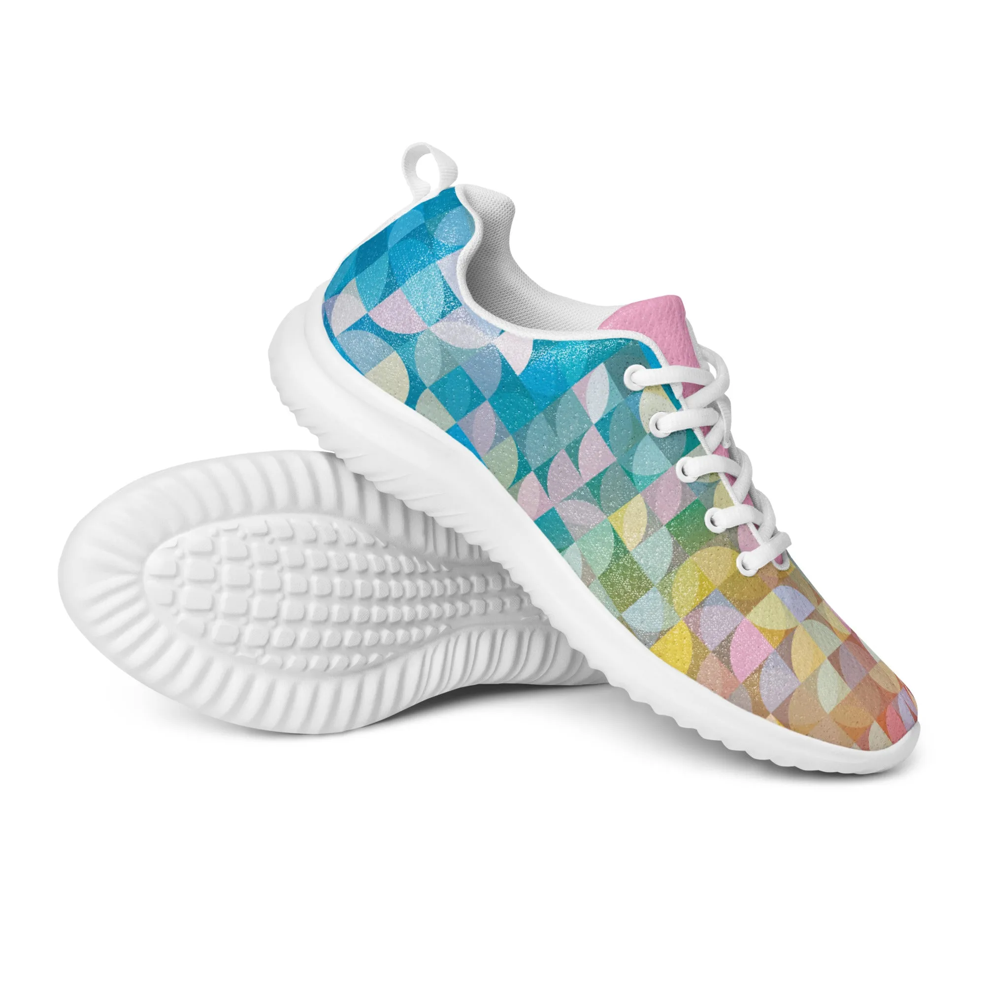 Pastel Prism Women's Lightweight Athletic Sneakers