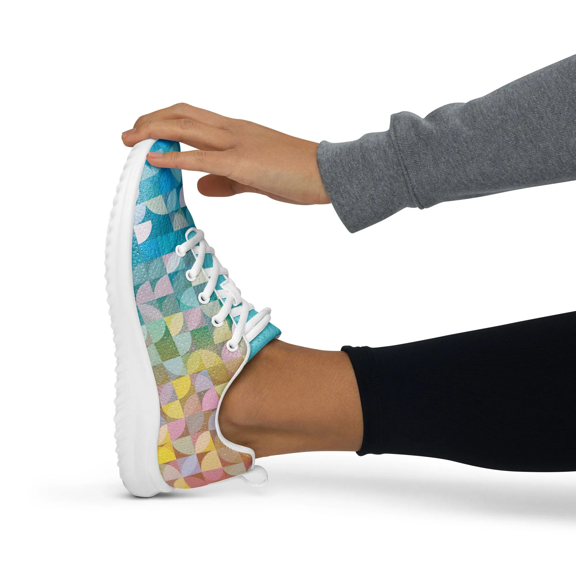 Pastel Prism Women's Lightweight Athletic Sneakers