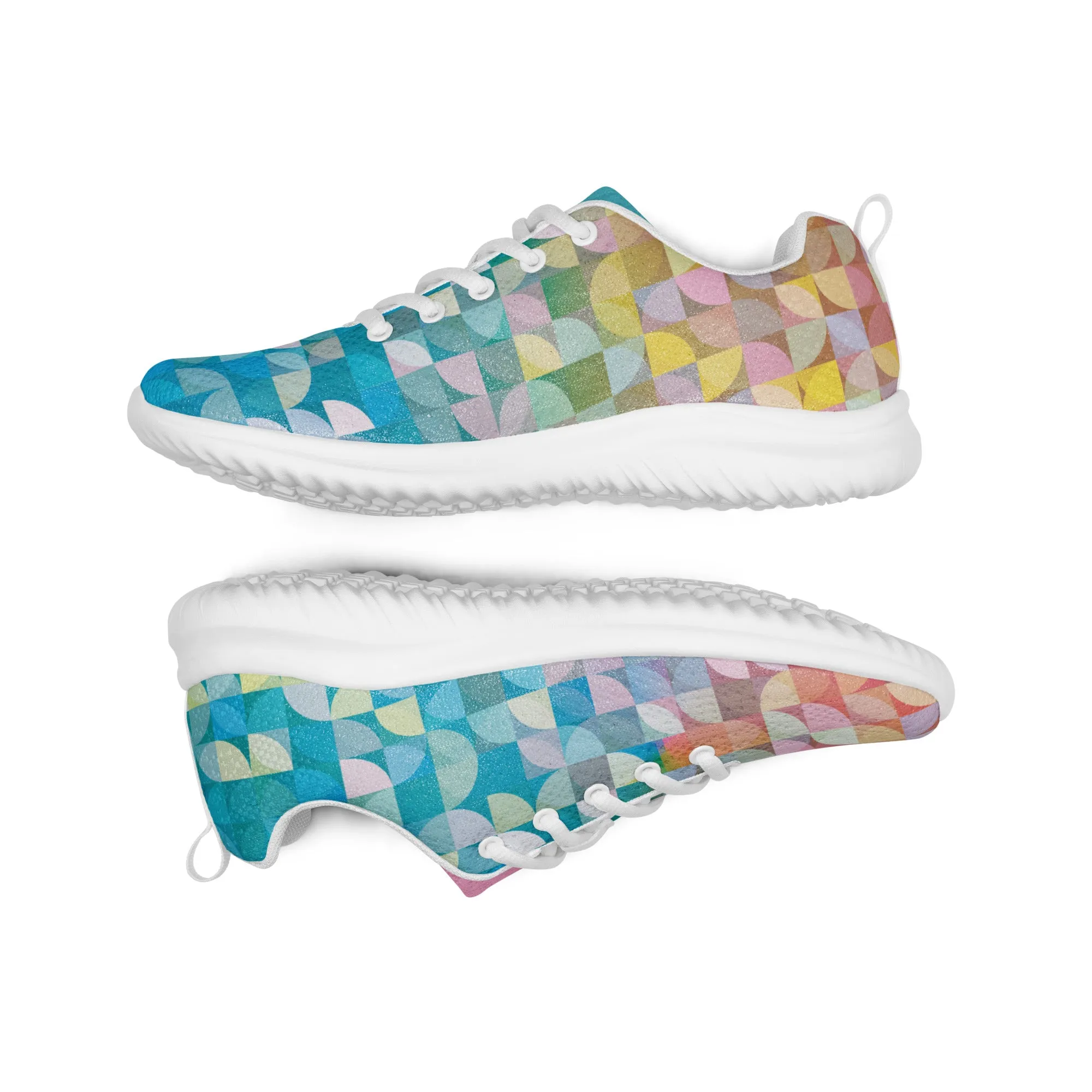 Pastel Prism Women's Lightweight Athletic Sneakers