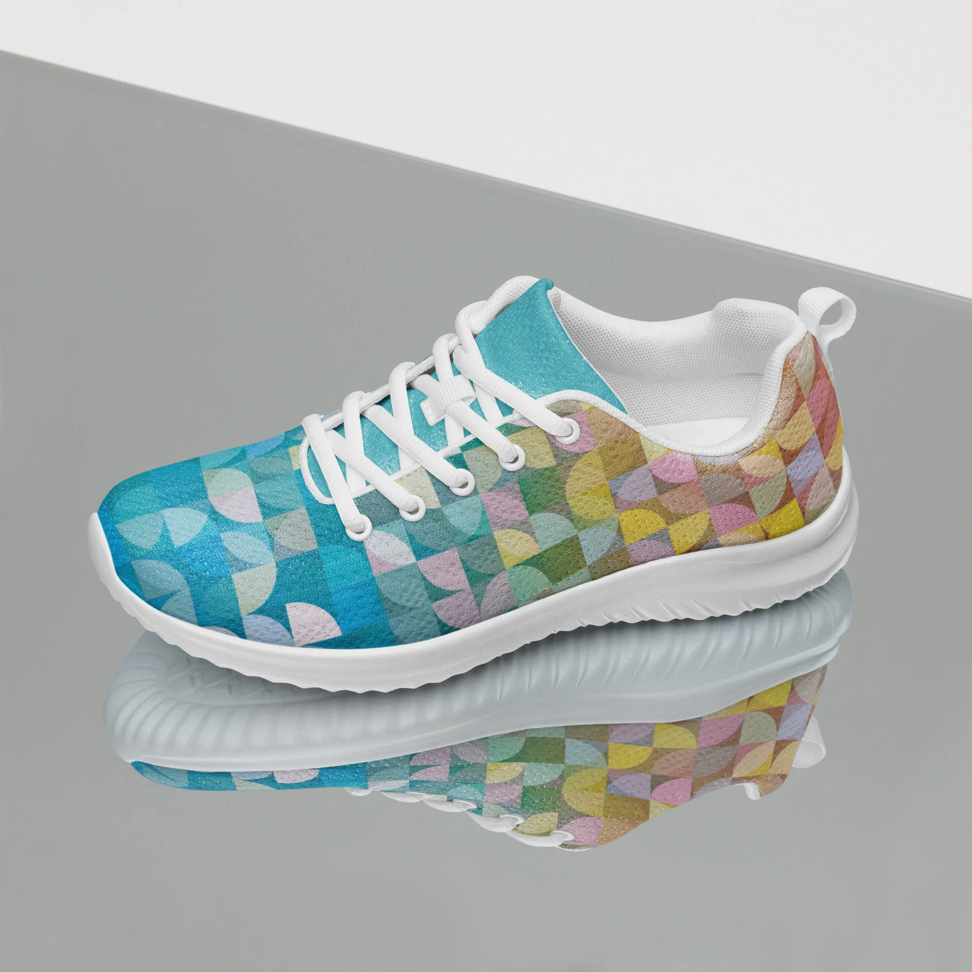Pastel Prism Women's Lightweight Athletic Sneakers