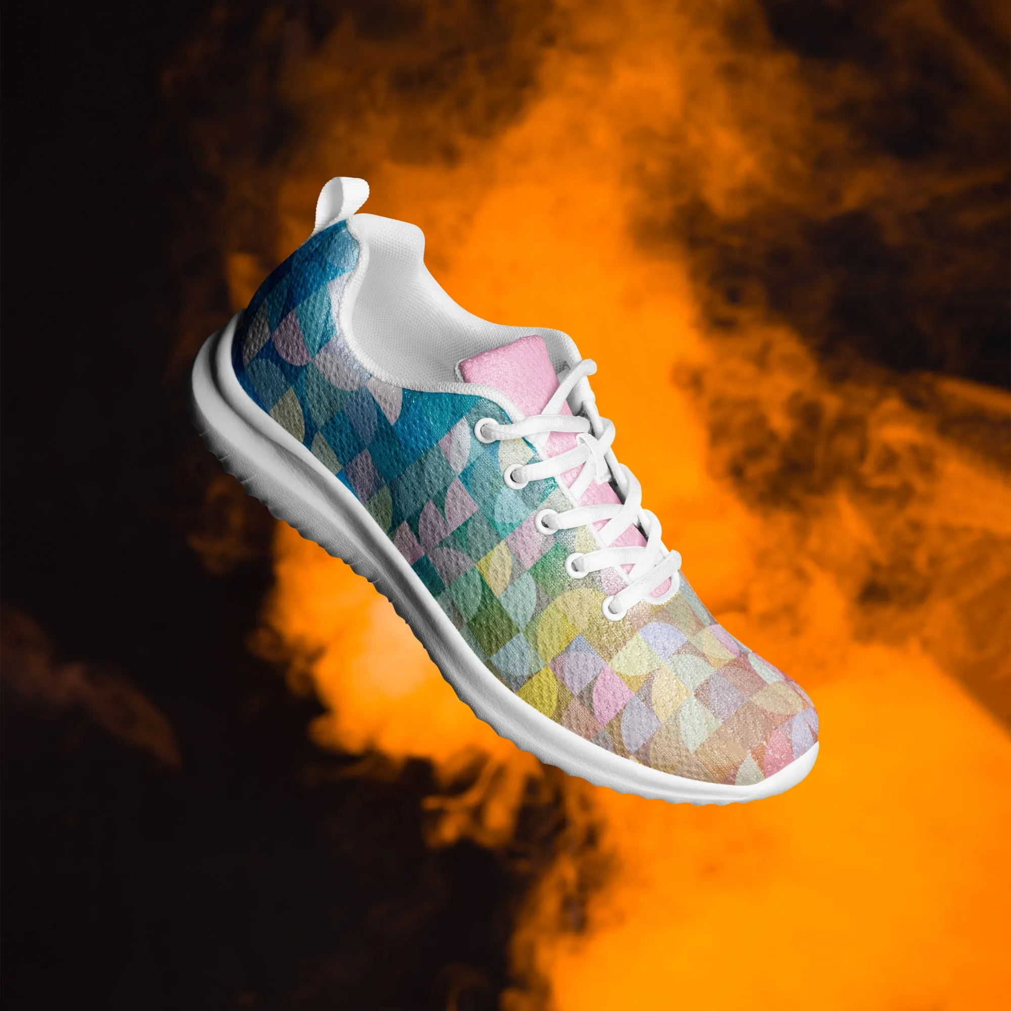 Pastel Prism Women's Lightweight Athletic Sneakers