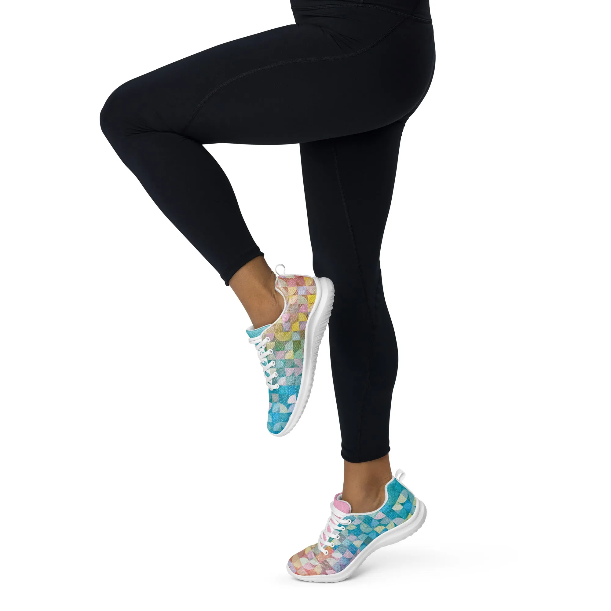 Pastel Prism Women's Lightweight Athletic Sneakers