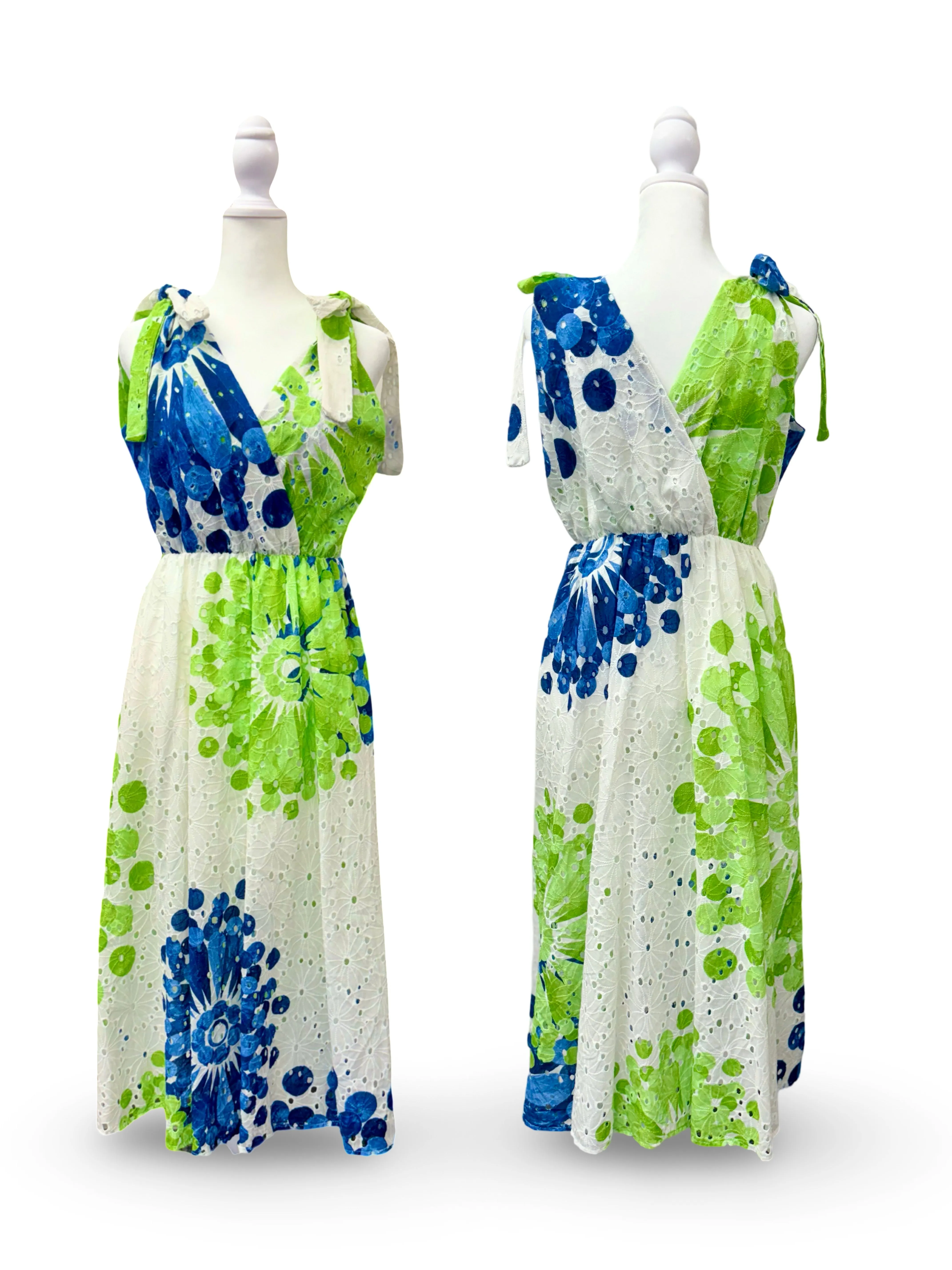Patricia Eyelet Sleeveless Dress | Resort Wear Dress