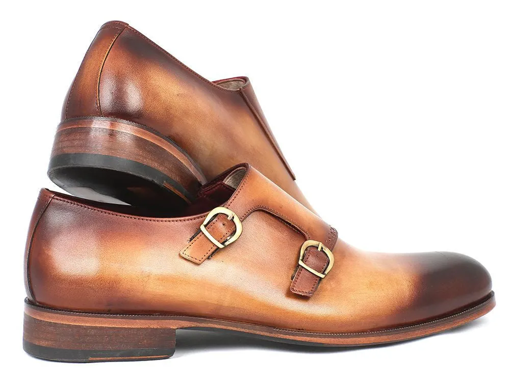 Paul Parkman Two Tone Monkstrap Shoes