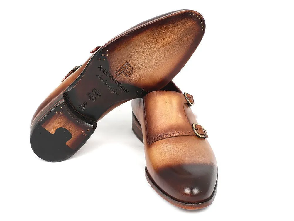 Paul Parkman Two Tone Monkstrap Shoes