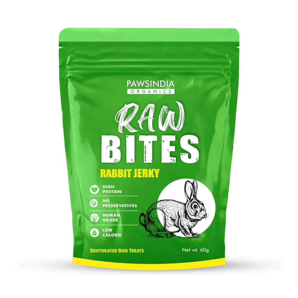 Pawsindia, Organics Raw Bites Jerky for dog, 60g