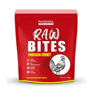 Pawsindia, Organics Raw Bites Jerky for dog, 60g