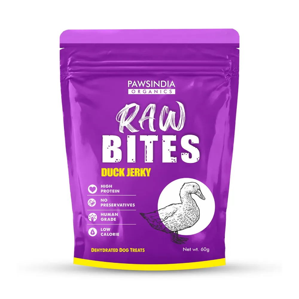 Pawsindia, Organics Raw Bites Jerky for dog, 60g