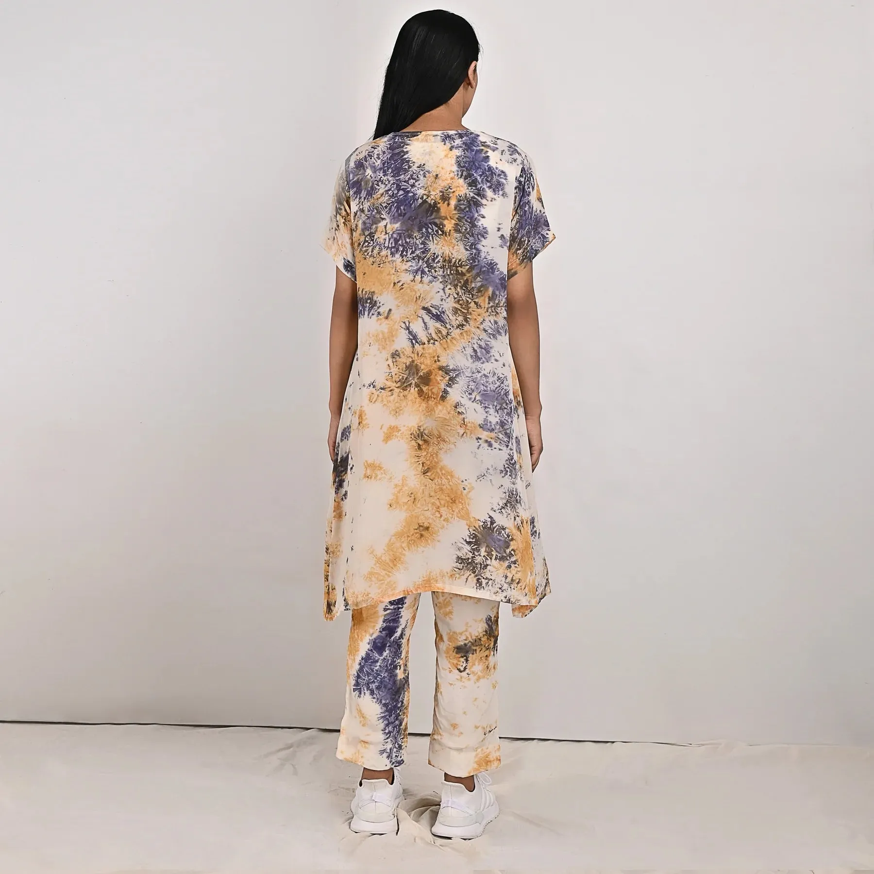 PENELOPE - TIE & DYE CO-ORD CROP TOP & STRAIGHT PANT