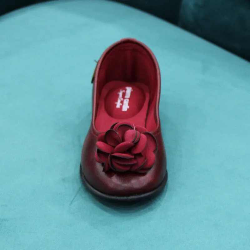Pierre Cardin Paloma Flower Ladies Pumps Bordeaux
