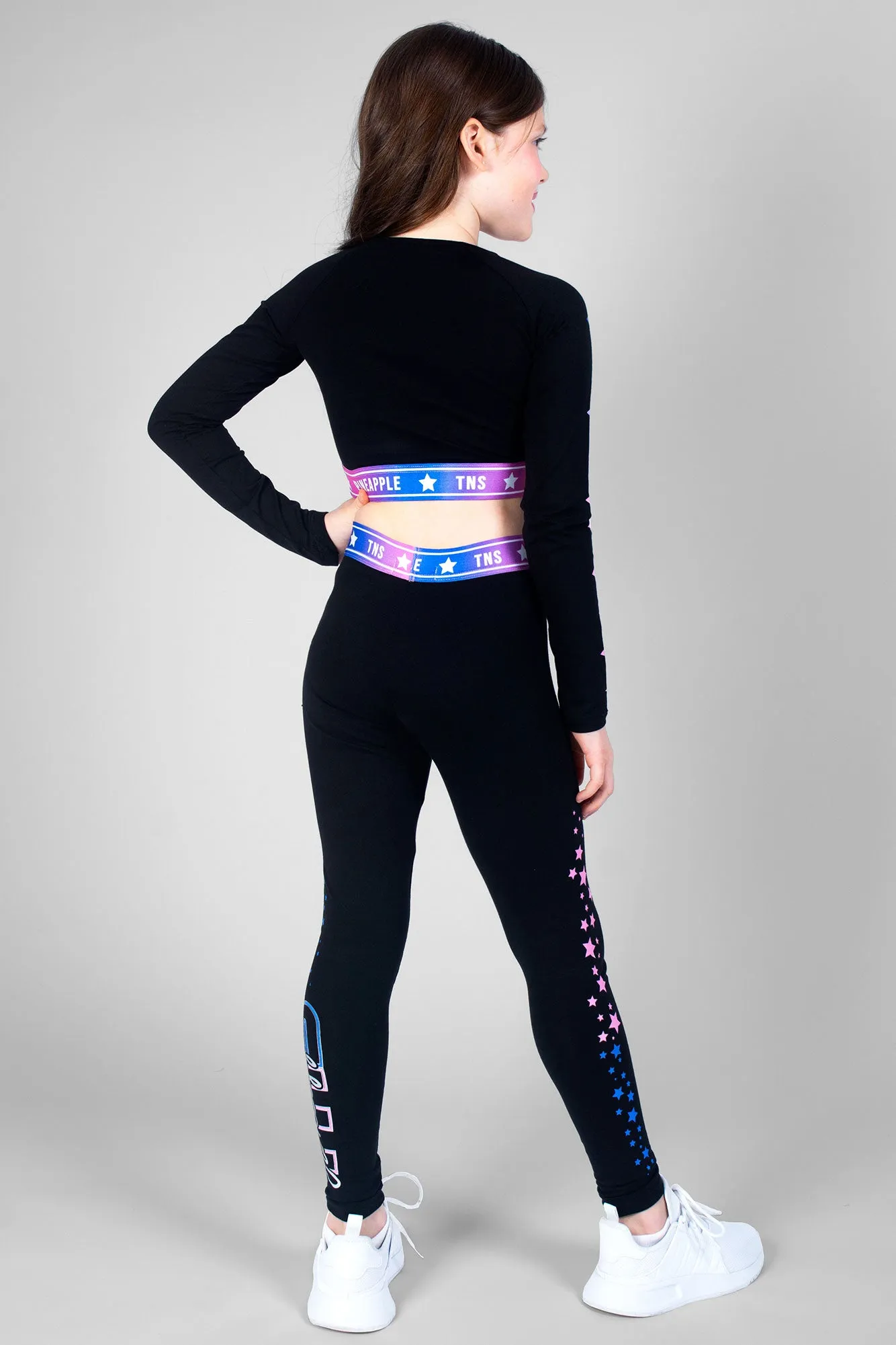 Pineapple x TNS Long Sleeve Crop Top