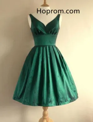 Pink Backless Simple A-line Homecoming Dress