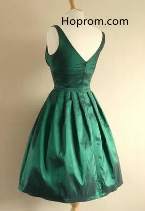 Pink Backless Simple A-line Homecoming Dress