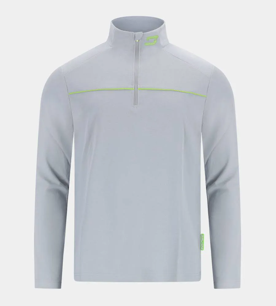 PIQUE MIDLAYER - GREY