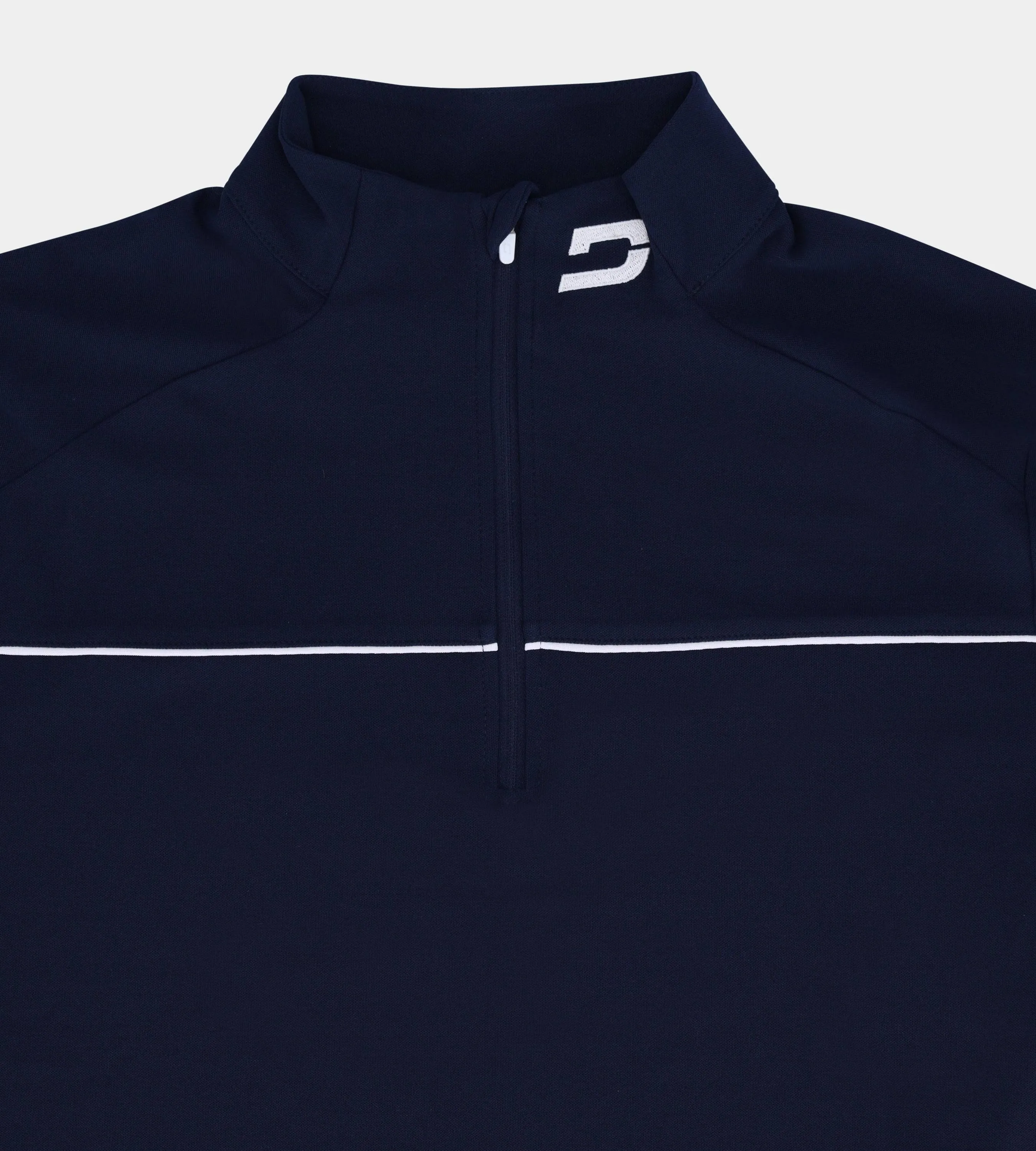 PIQUE MIDLAYER - NAVY
