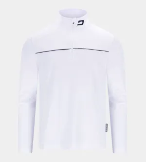 PIQUE MIDLAYER - WHITE