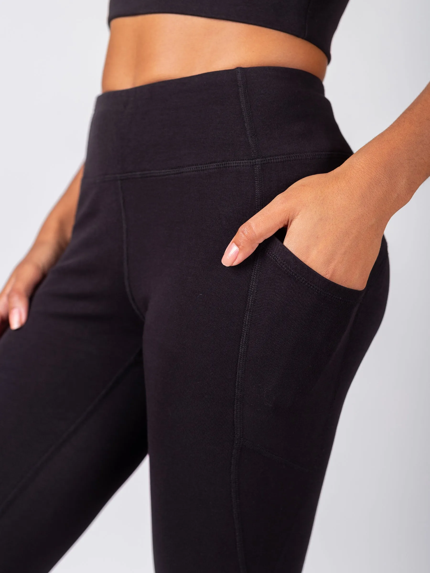 PlantTec™ Organic Crop/Petite Leggings | Eclipse
