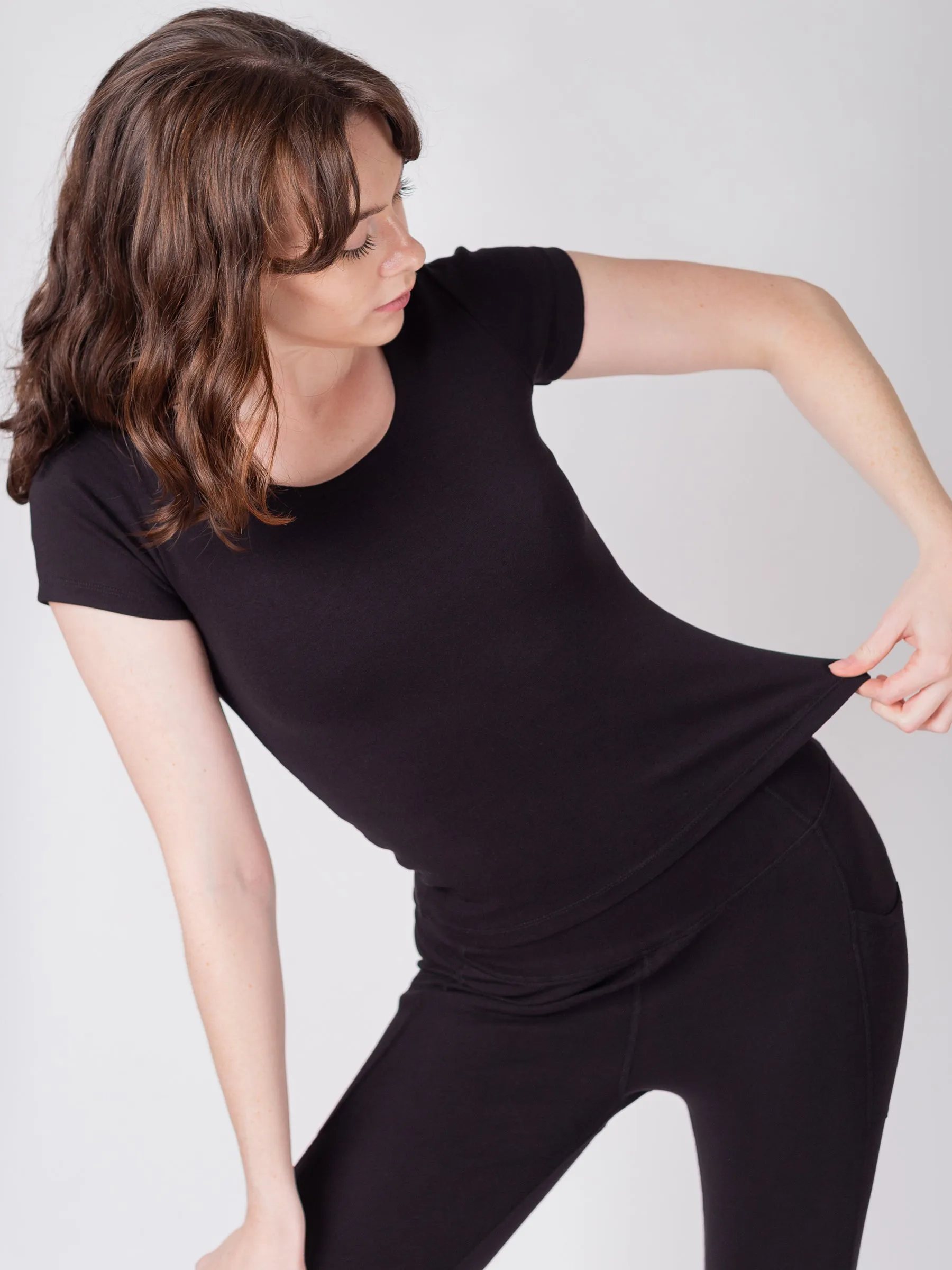 PlantTec™ Organic Reversible Short Sleeve Tee | Eclipse