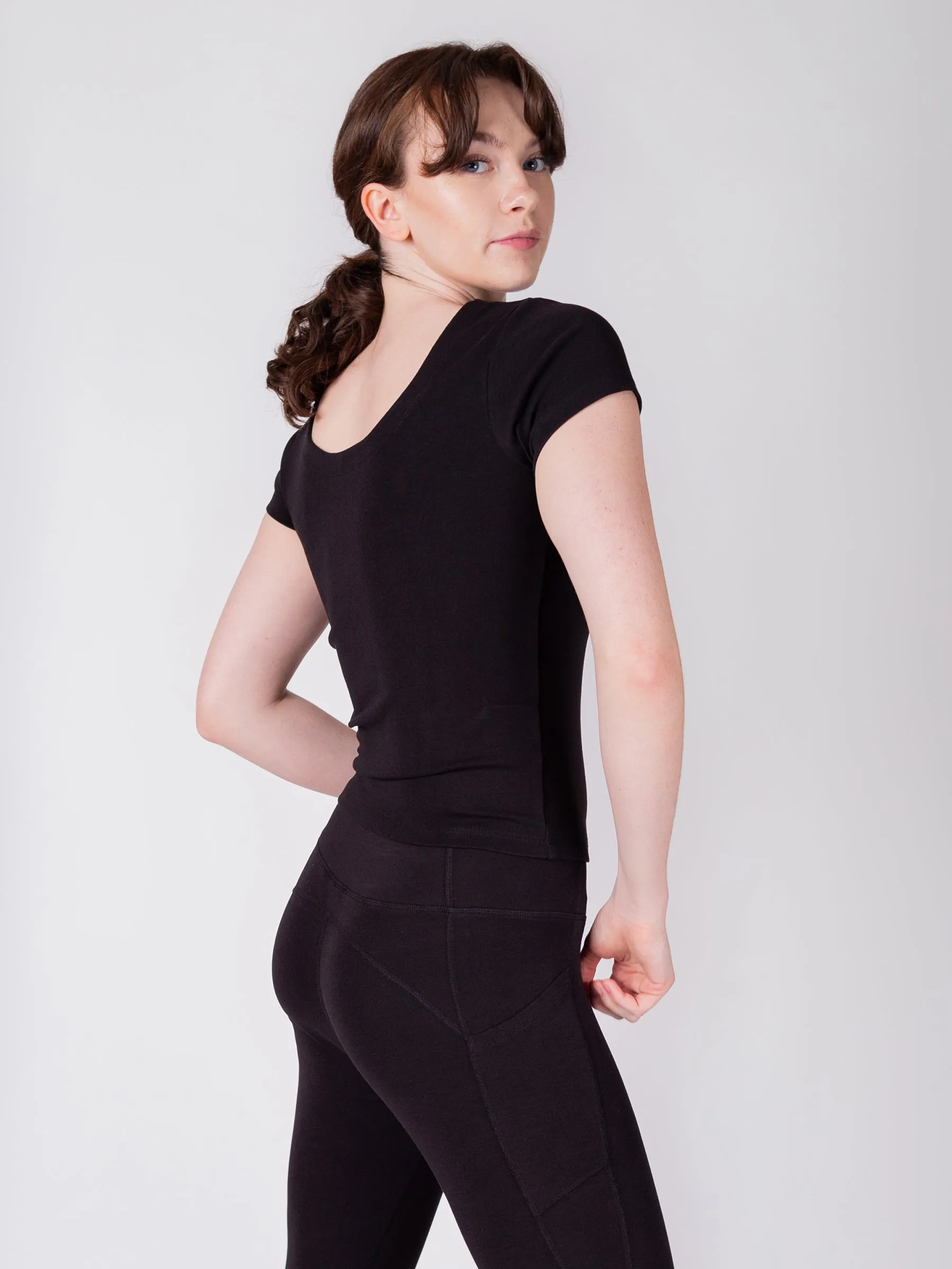 PlantTec™ Organic Reversible Short Sleeve Tee | Eclipse