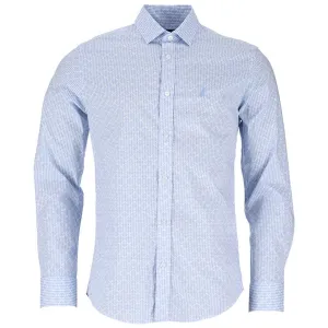 Polo Print Geo Shirt Mens White