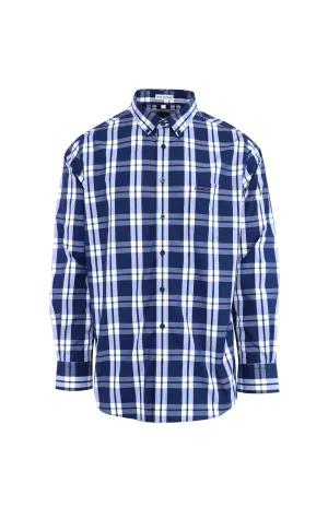 Pringle Perry Long Sleeve Check Classic Shirt Navy