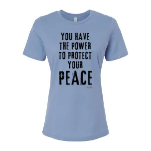 Protect your Peace - Women’s Relaxed Jersey Tee