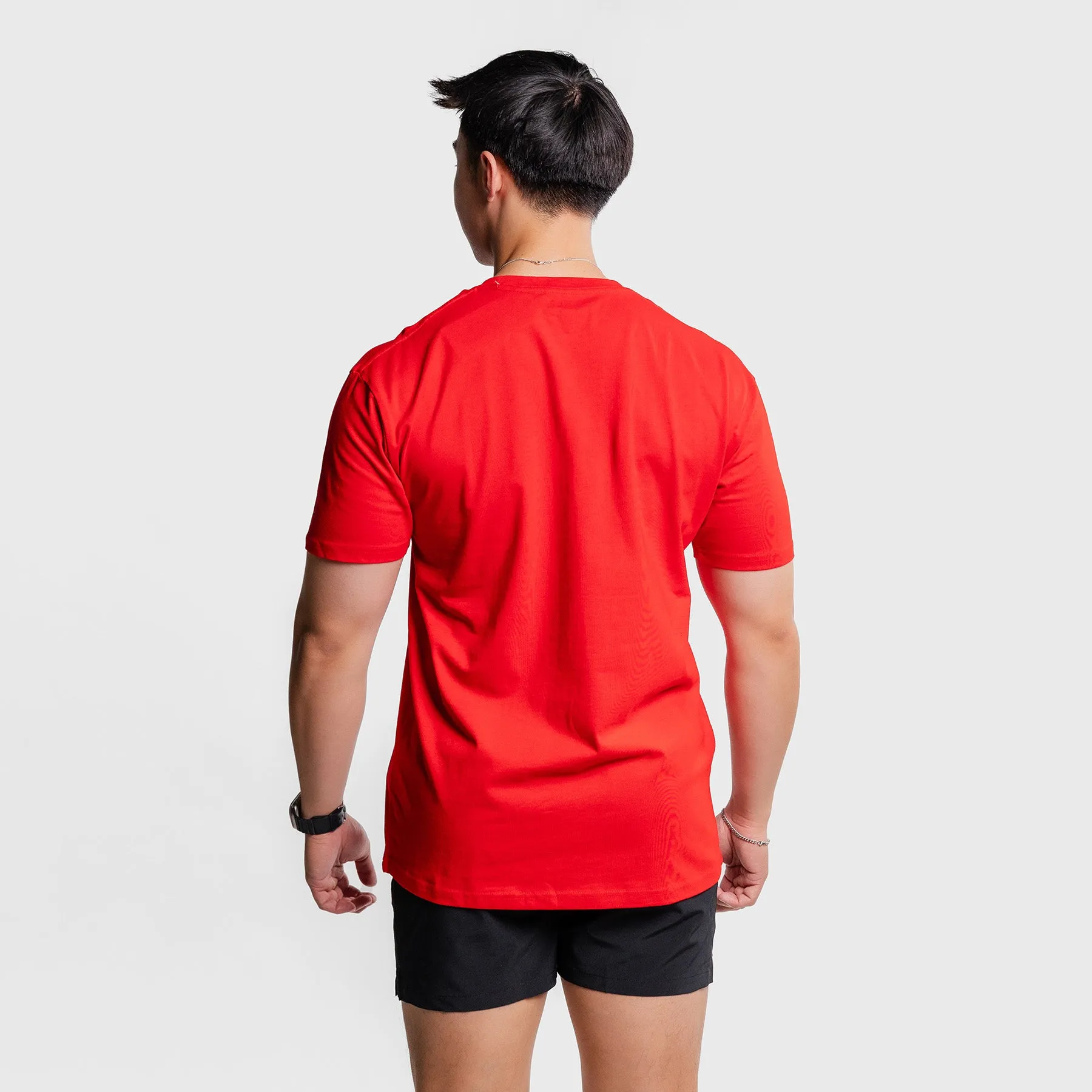 PRVN - STAPLE T-SHIRT - RED/WHITE