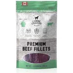 PS245-76996 Canine Cravers Premium Beef Fillets 5.3oz