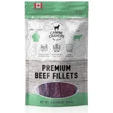 PS245-76996 Canine Cravers Premium Beef Fillets 5.3oz