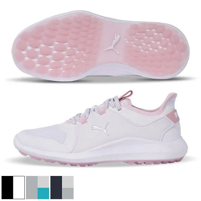 PUMA Ladies IGNITE FASTEN8 Golf Shoes 8.0 High Rise/Puma Silver/Scuba Blu