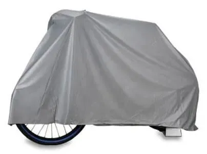 PVC Bicycle Cover Silver