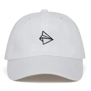 "PLANE PAPER" Casquette streetwear Blanc - URB1™