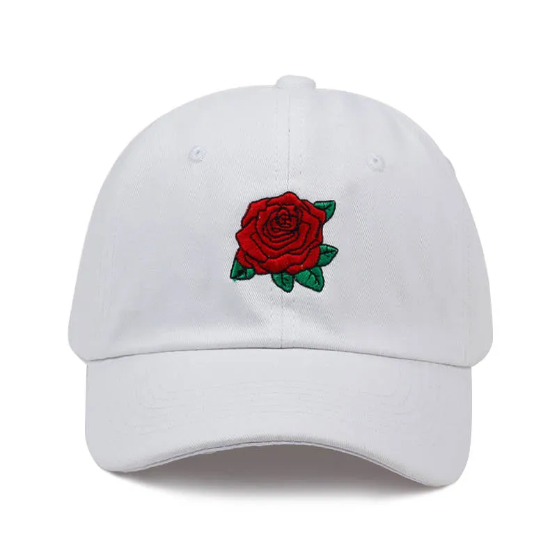 "ROSES" Casquette streetwear Blanc -URB1™