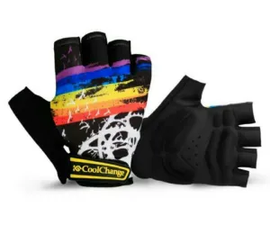 Rainbow Half Finger Sports Protective Gloves