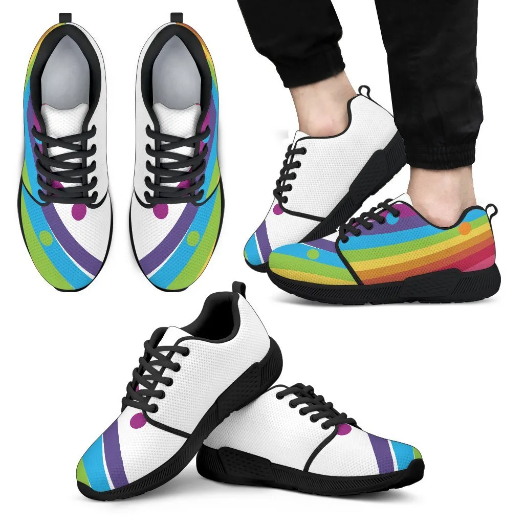 Rainbow Lines White
