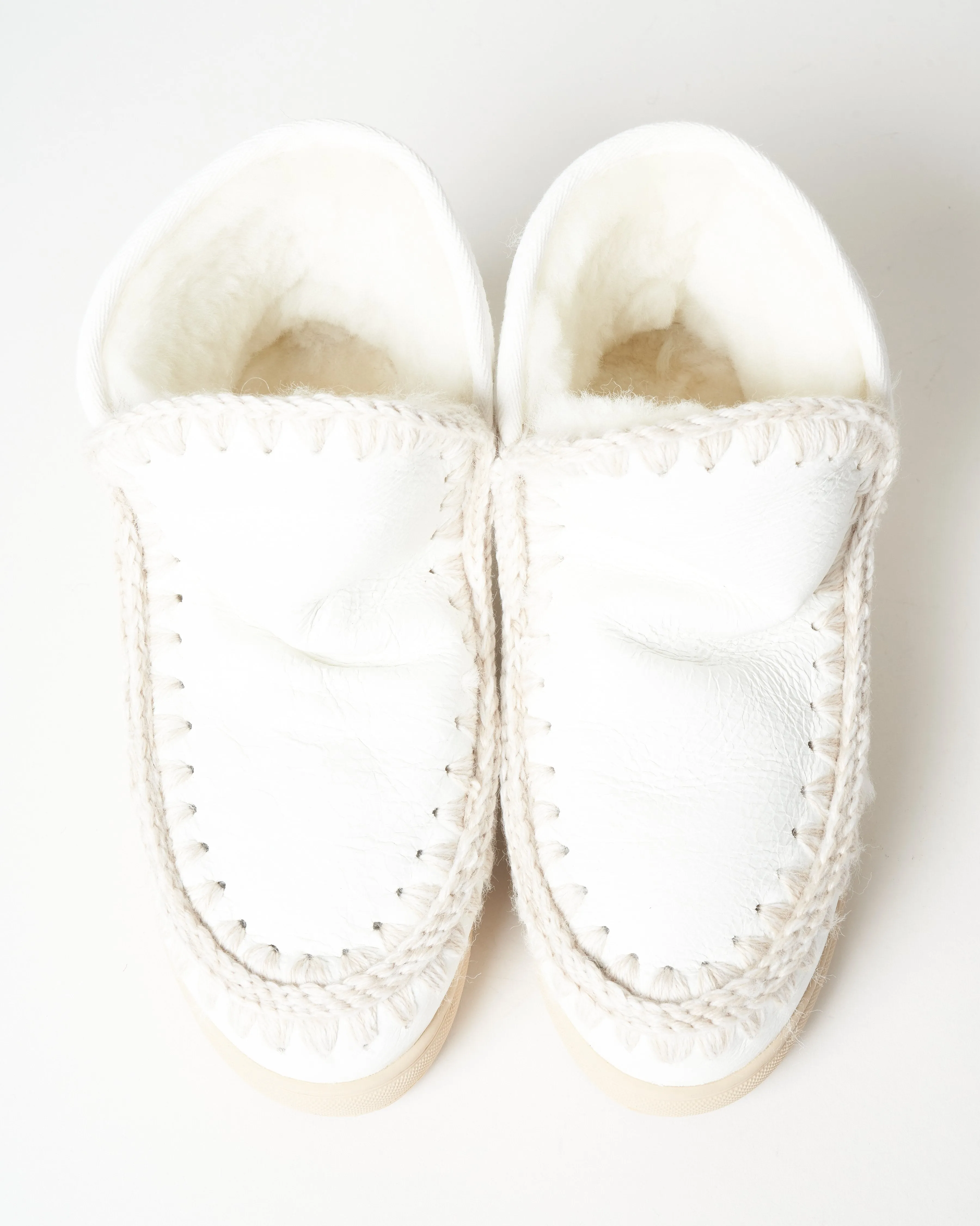 rainbow-stitch eskimo sneaker - white