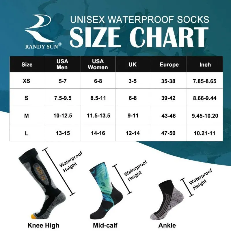 Randy Sun - Waterproof Breathable Socks (Knee High)