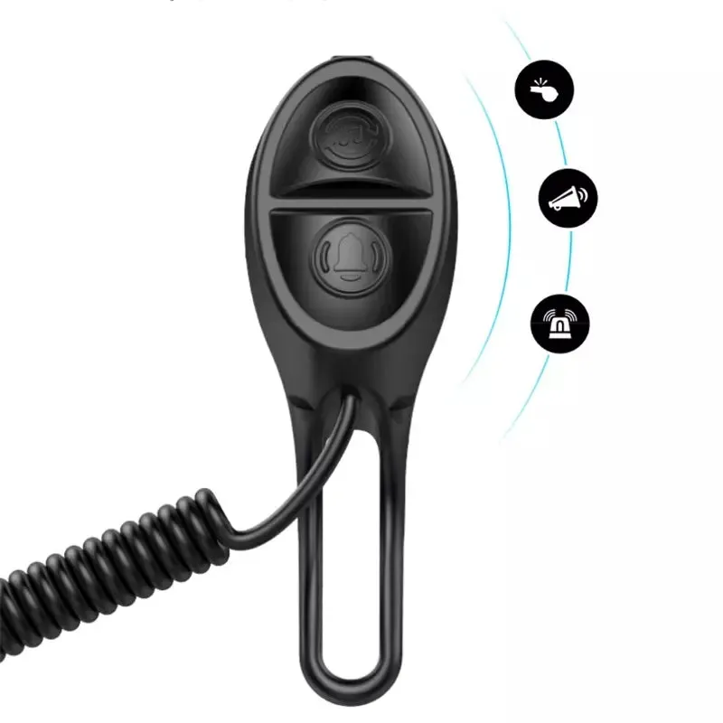 Rechargeable Electric Horn Bell 3 Interchangeable Loud Sirens