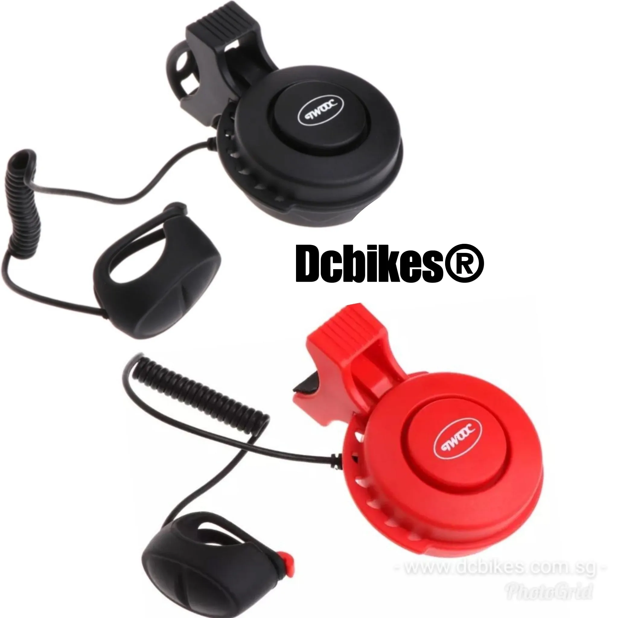 Rechargeable Electric Horn Bell 3 Interchangeable Loud Sirens