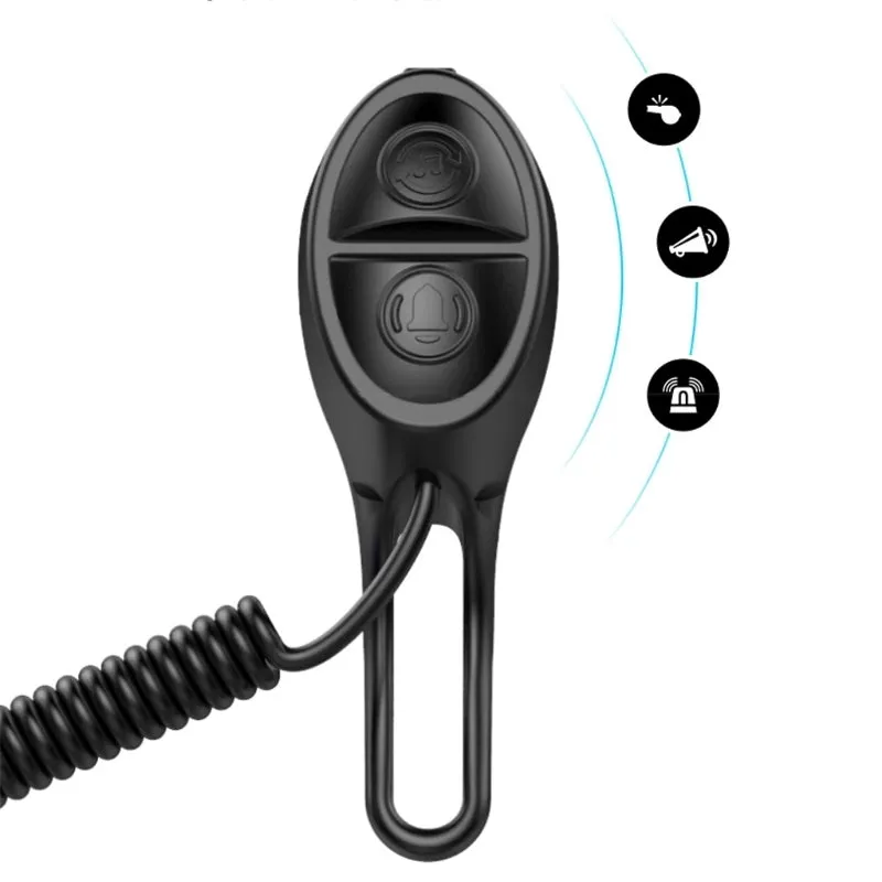 Rechargeable Electric Horn Bell 3 Interchangeable Loud Sirens