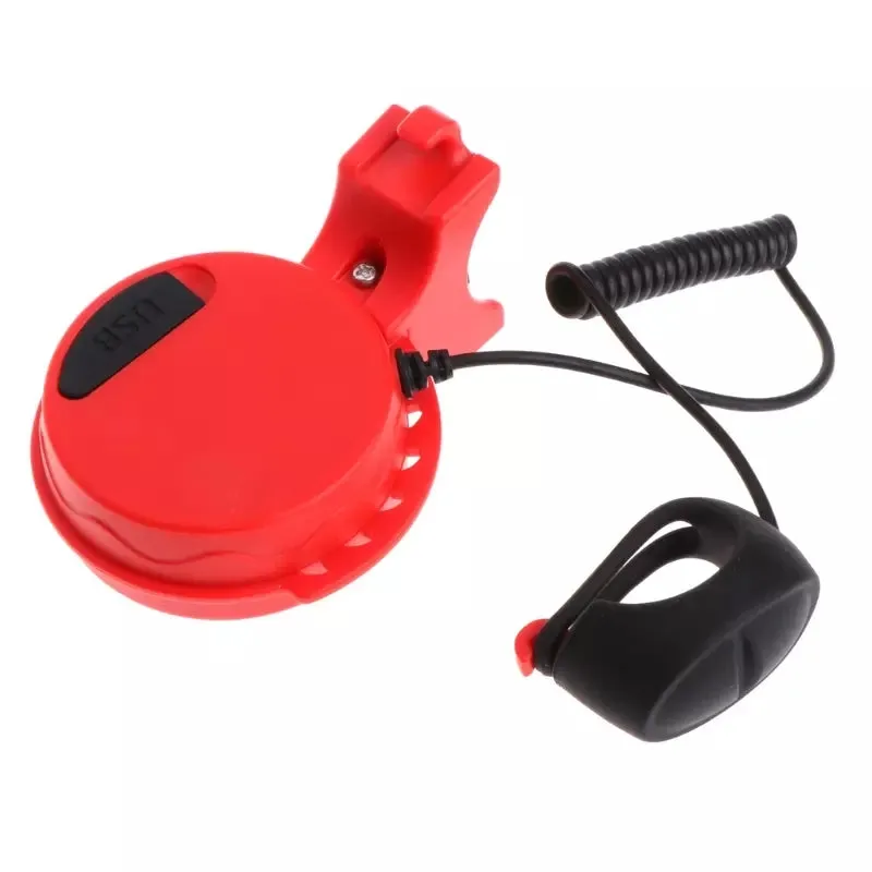 Rechargeable Electric Horn Bell 3 Interchangeable Loud Sirens