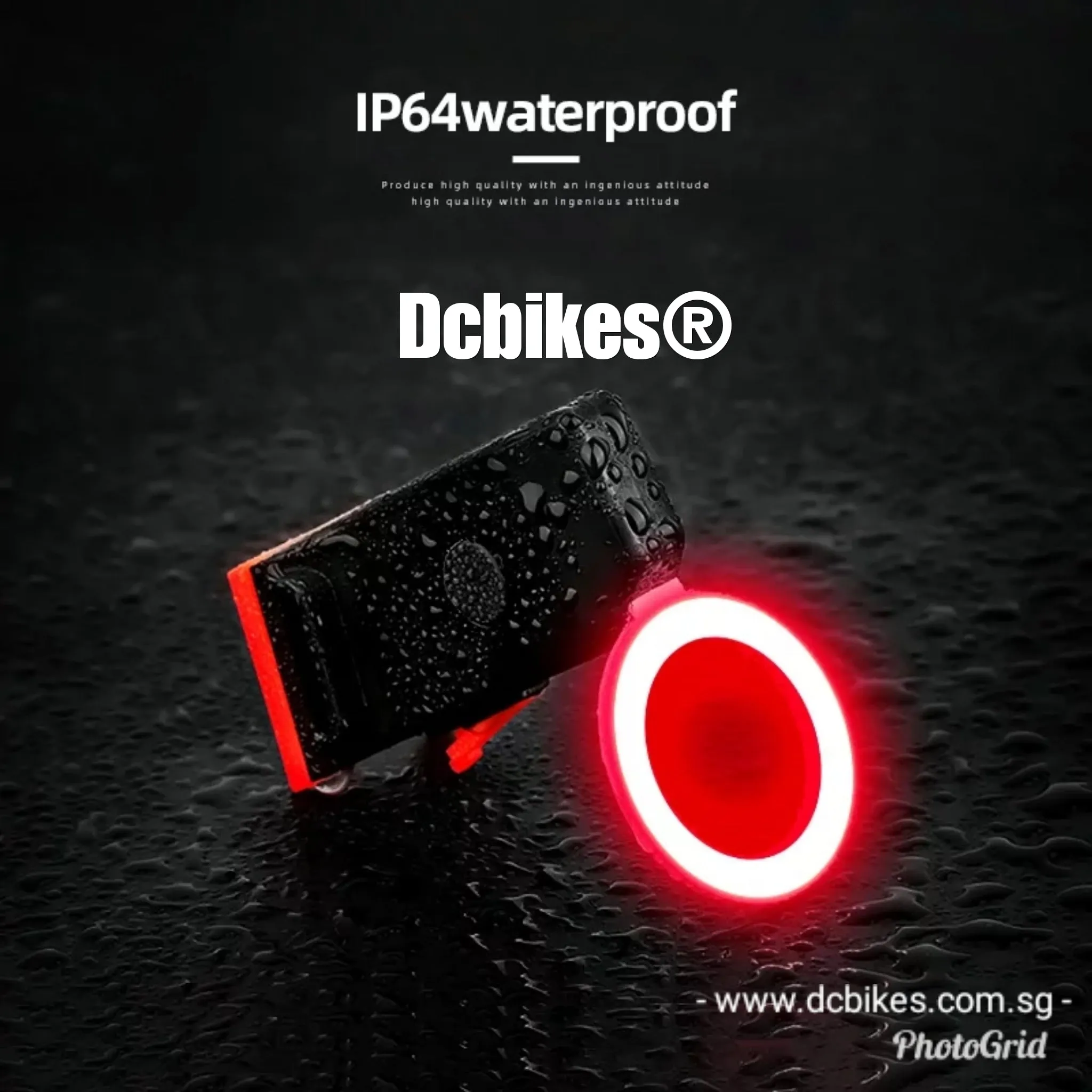 Rechargeable Led Lamp MTB Road Weatherproof Tail Light